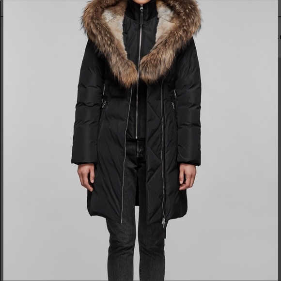 Mackage Trish Lavish Fur Trim Hood Down Coat - Picture 2 of 5
